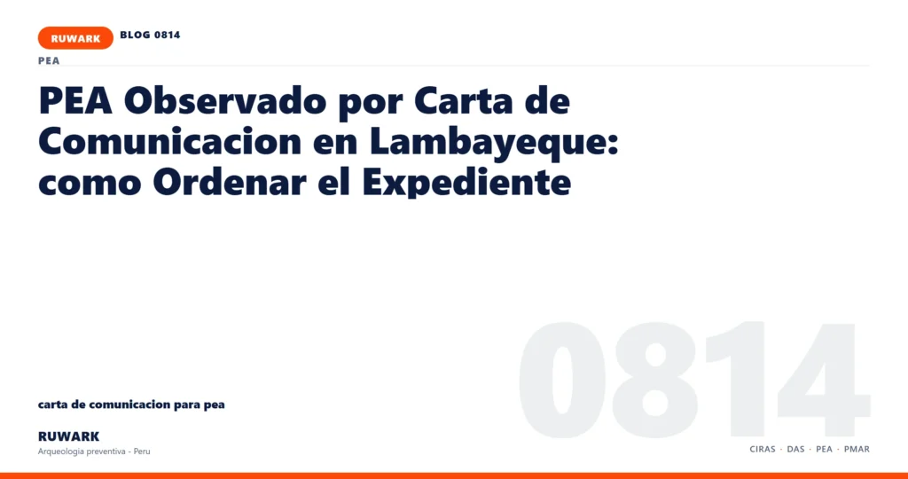 falta - RUWARK arqueologia preventiva Peru