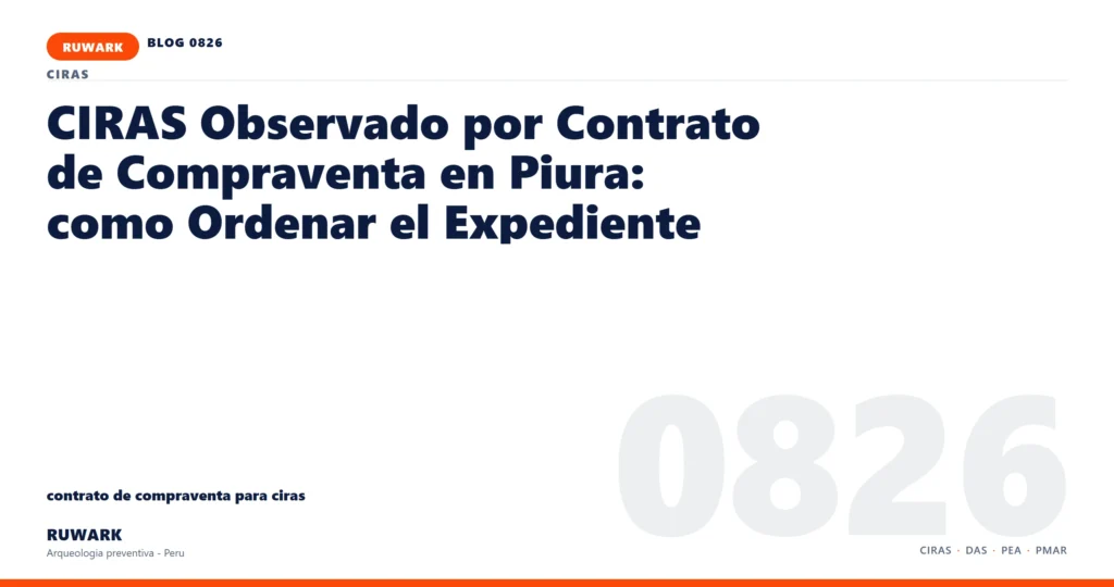 observacion - RUWARK arqueologia preventiva Peru