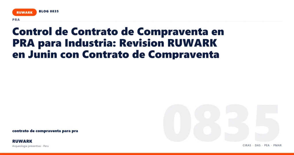 coordenadas - RUWARK arqueologia preventiva Peru