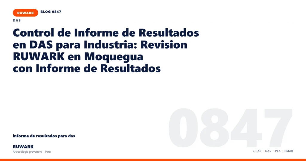 coordenadas - RUWARK arqueologia preventiva Peru