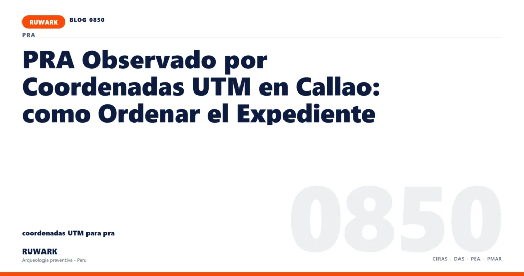 falta - RUWARK arqueologia preventiva Peru