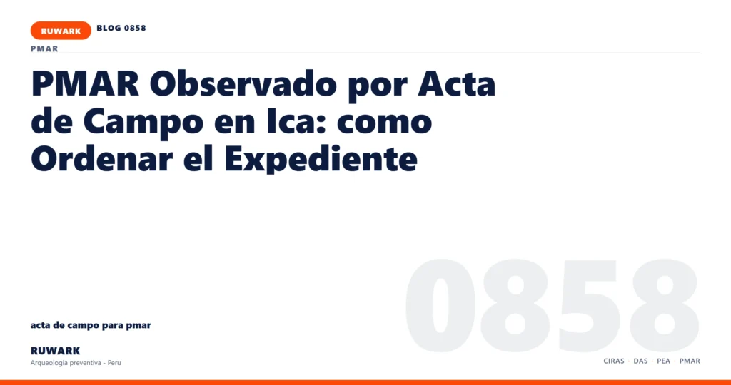 coordenadas - RUWARK arqueologia preventiva Peru