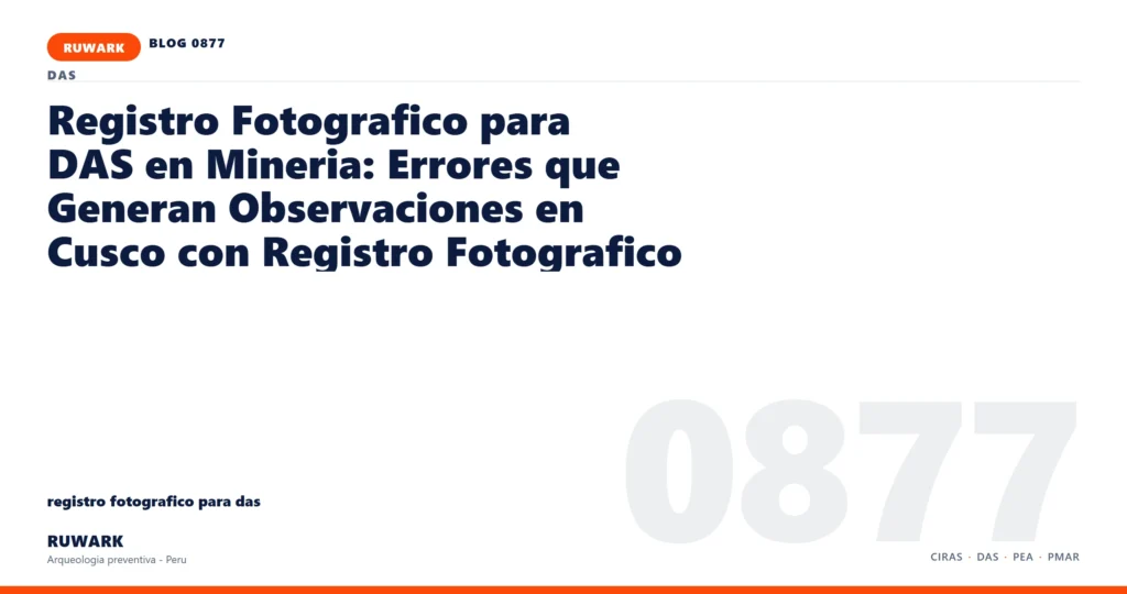 coordenadas - RUWARK arqueologia preventiva Peru