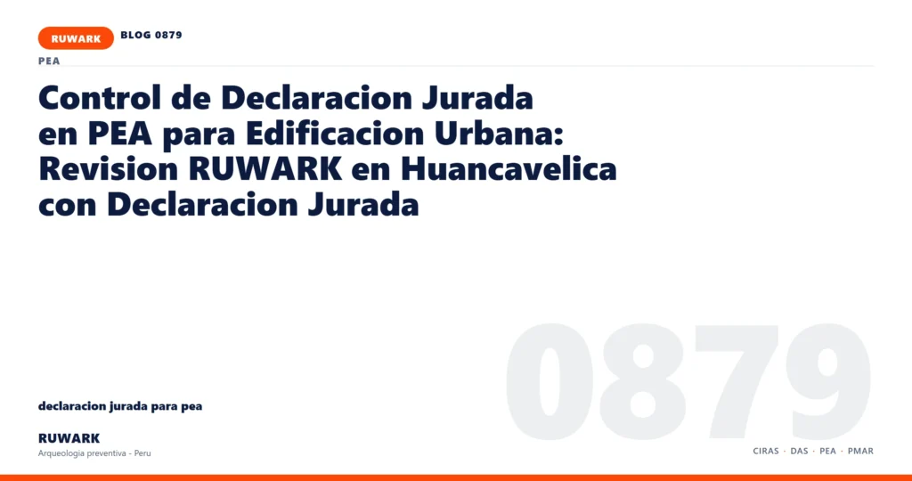 memoria - RUWARK arqueologia preventiva Peru