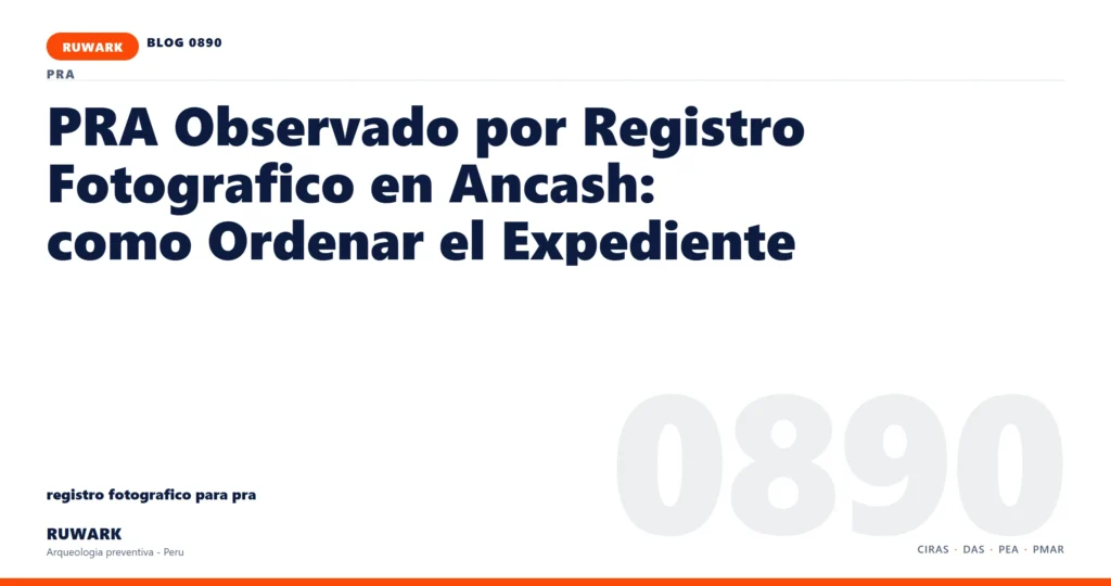 plano - RUWARK arqueologia preventiva Peru