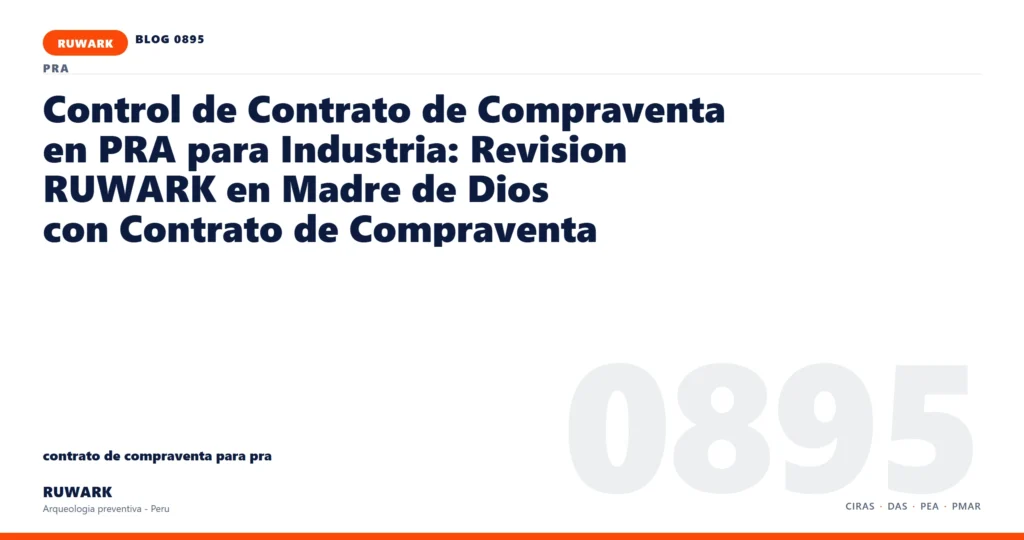 coordenadas - RUWARK arqueologia preventiva Peru