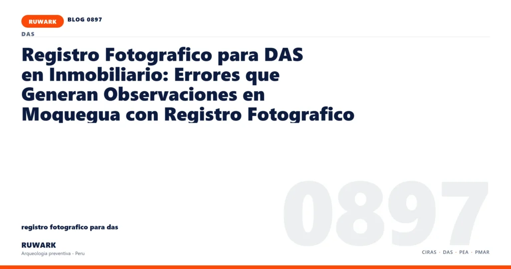 memoria - RUWARK arqueologia preventiva Peru