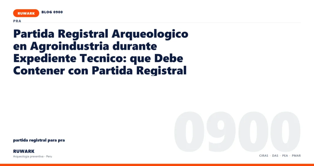 observacion - RUWARK arqueologia preventiva Peru