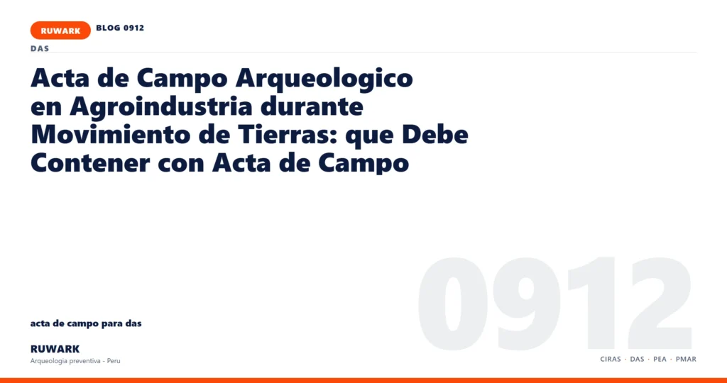 observacion - RUWARK arqueologia preventiva Peru