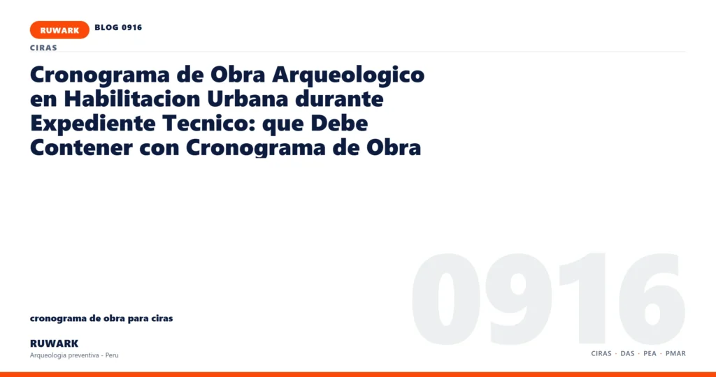 observacion - RUWARK arqueologia preventiva Peru