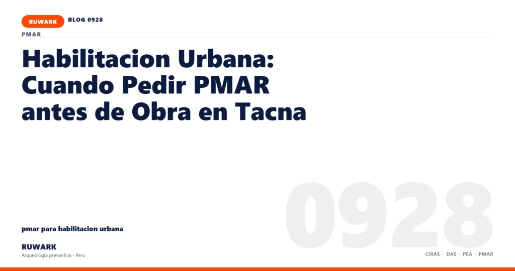 comunicacion - RUWARK arqueologia preventiva Peru
