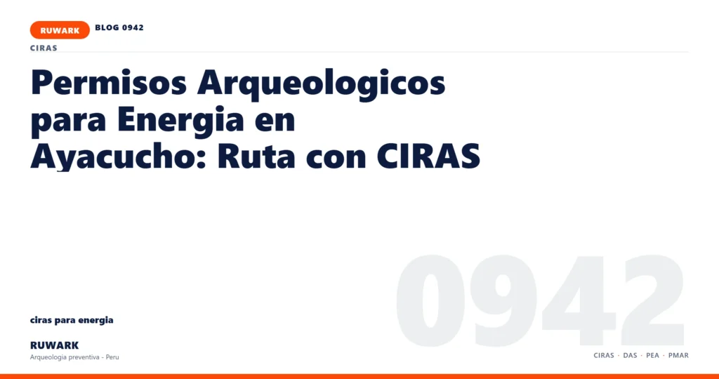 riesgo - RUWARK arqueologia preventiva Peru