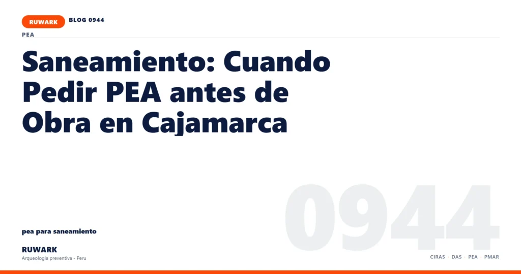 plano - RUWARK arqueologia preventiva Peru