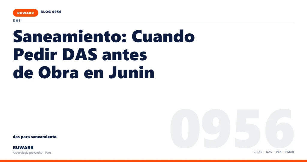 registro - RUWARK arqueologia preventiva Peru