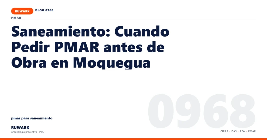 comunicacion - RUWARK arqueologia preventiva Peru