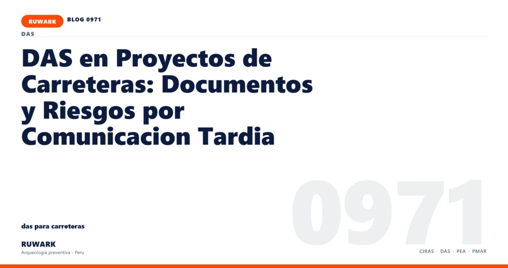 comunicacion - RUWARK arqueologia preventiva Peru