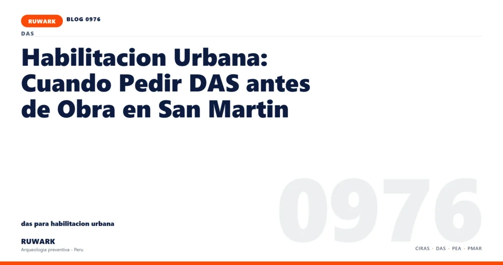 registro - RUWARK arqueologia preventiva Peru