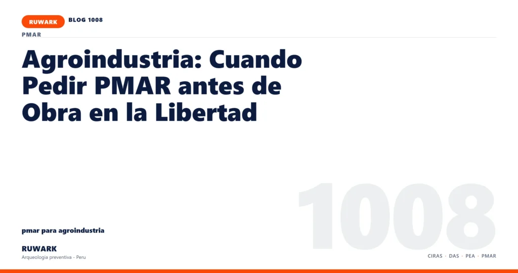 comunicacion - RUWARK arqueologia preventiva Peru