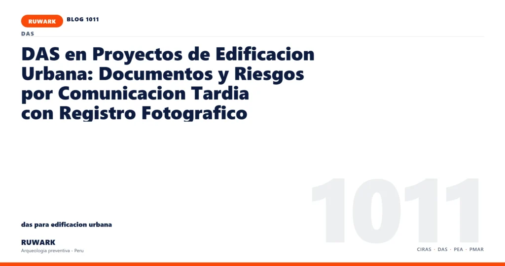 comunicacion - RUWARK arqueologia preventiva Peru