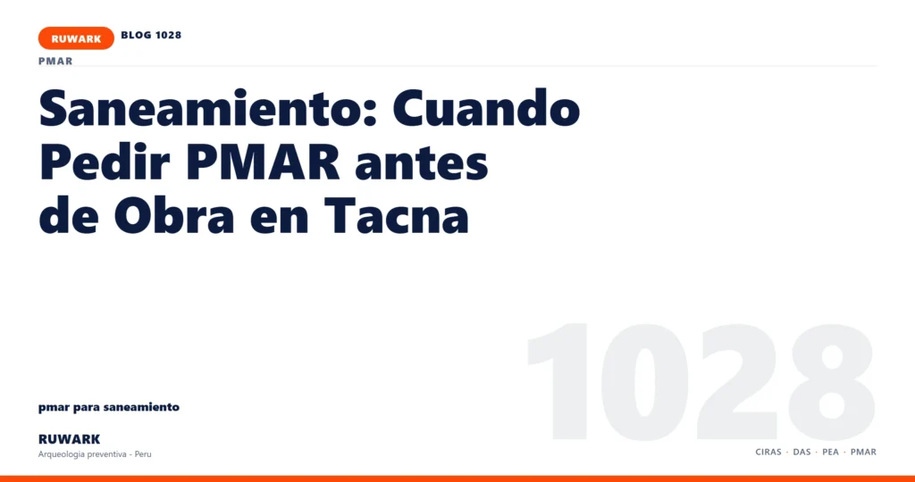 comunicacion - RUWARK arqueologia preventiva Peru