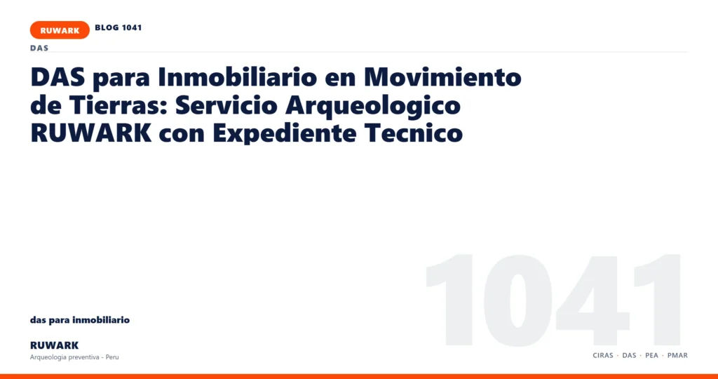 coordenadas - RUWARK arqueologia preventiva Peru