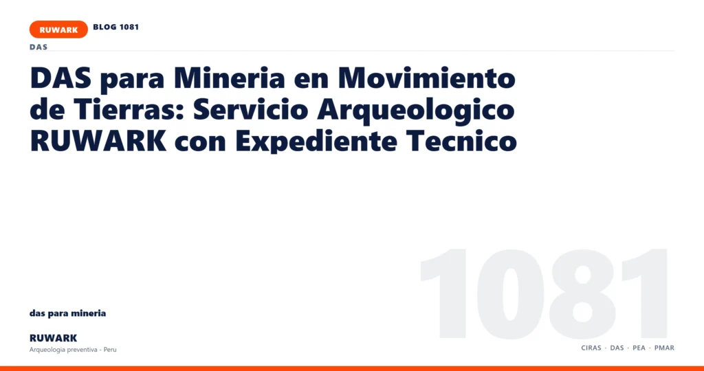 coordenadas - RUWARK arqueologia preventiva Peru