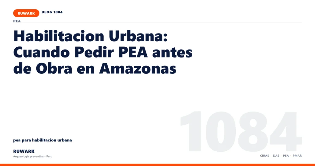 plano - RUWARK arqueologia preventiva Peru