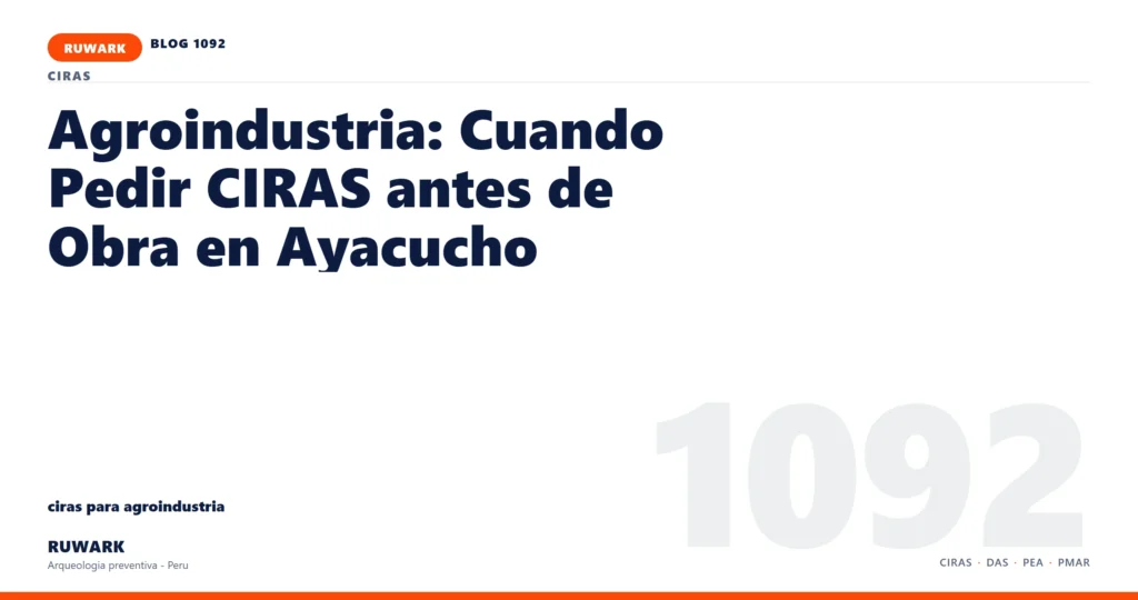 observacion - RUWARK arqueologia preventiva Peru