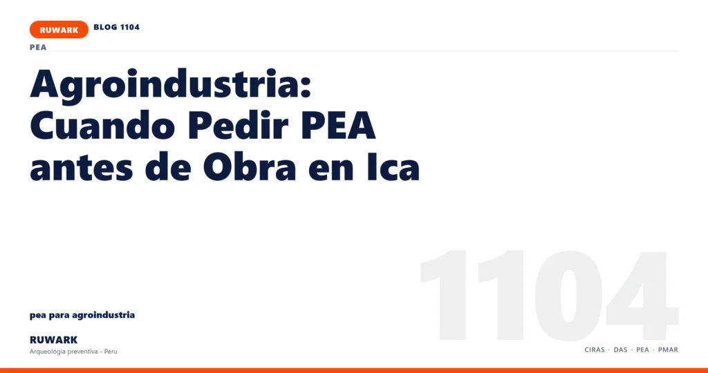plano - RUWARK arqueologia preventiva Peru