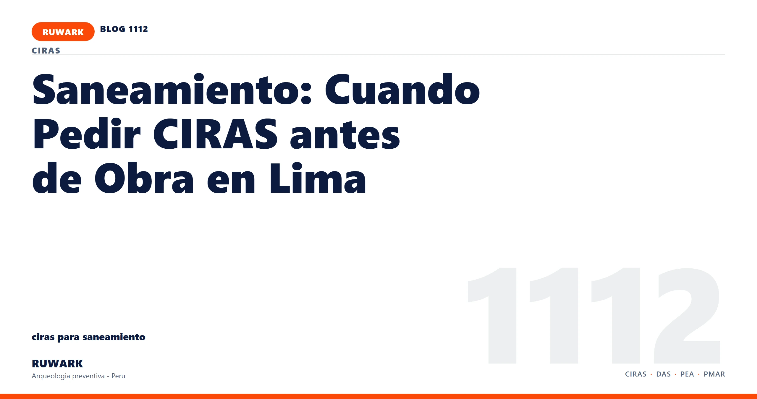observacion - RUWARK arqueologia preventiva Peru