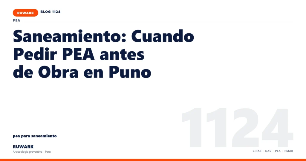 plano - RUWARK arqueologia preventiva Peru