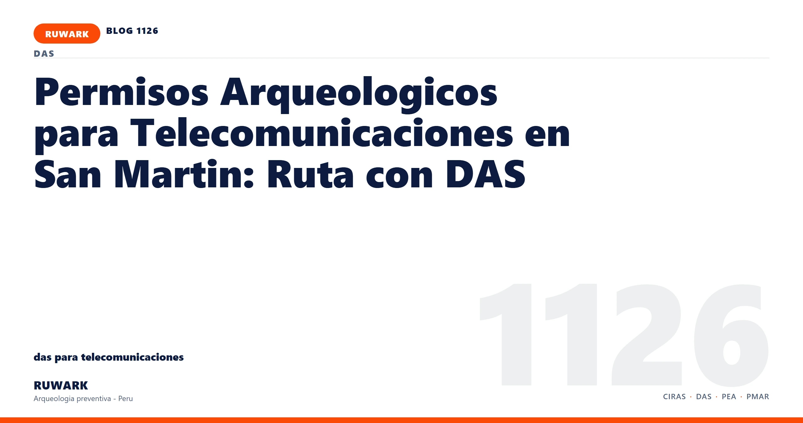 servidumbre - RUWARK arqueologia preventiva Peru