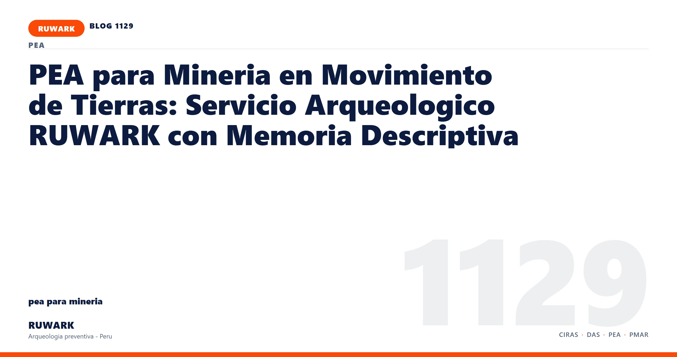 zona - RUWARK arqueologia preventiva Peru