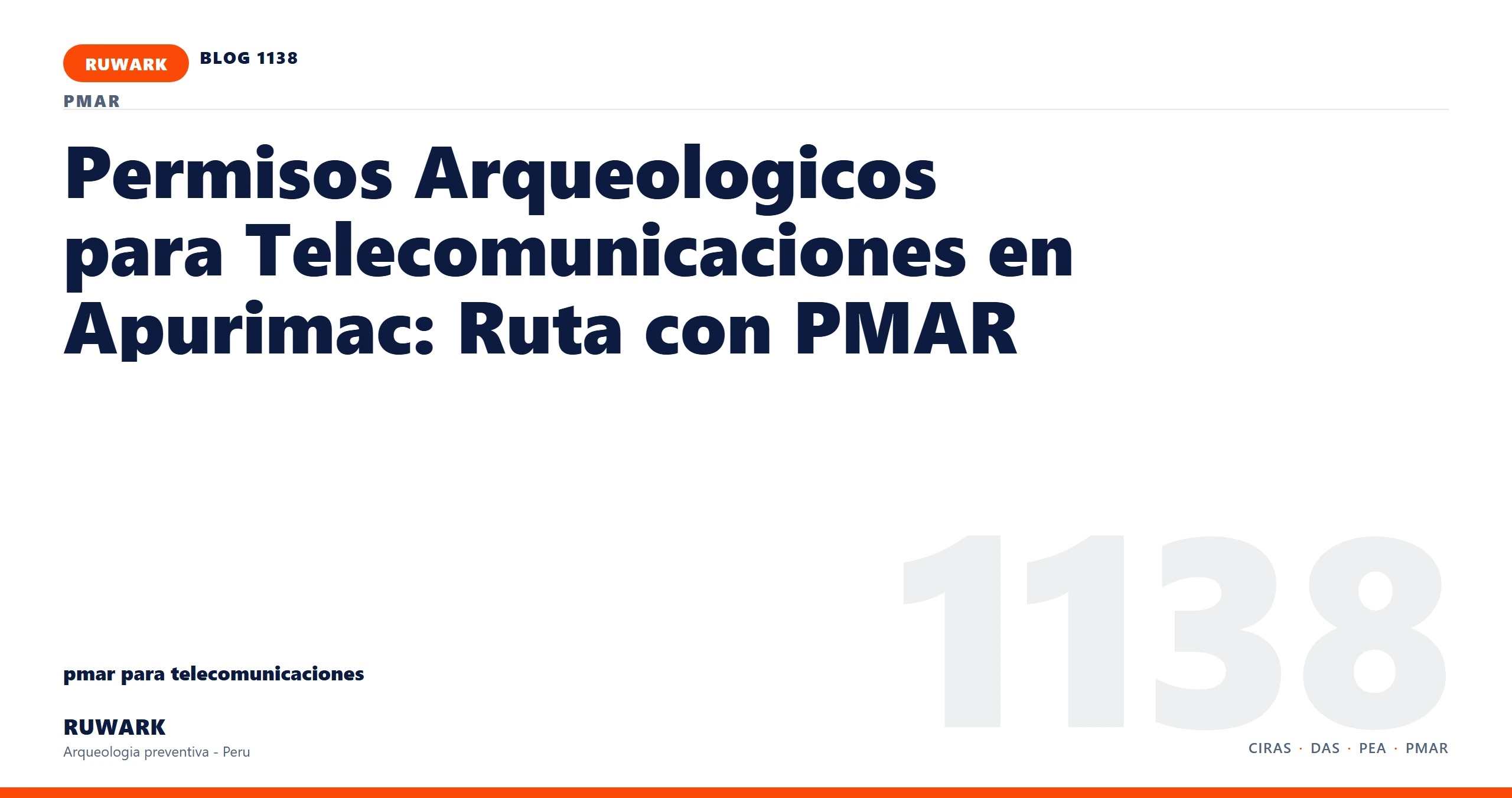 coordenadas - RUWARK arqueologia preventiva Peru