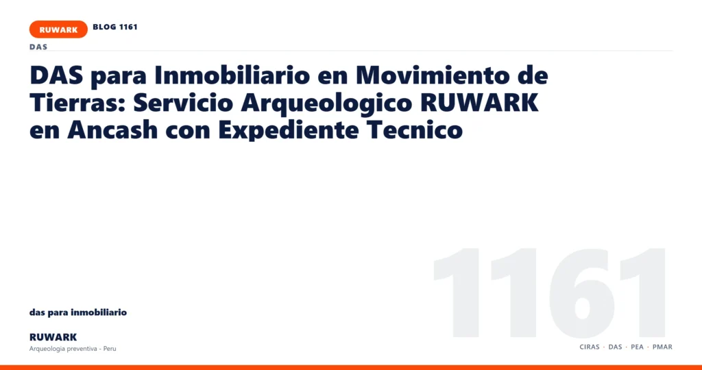 coordenadas - RUWARK arqueologia preventiva Peru
