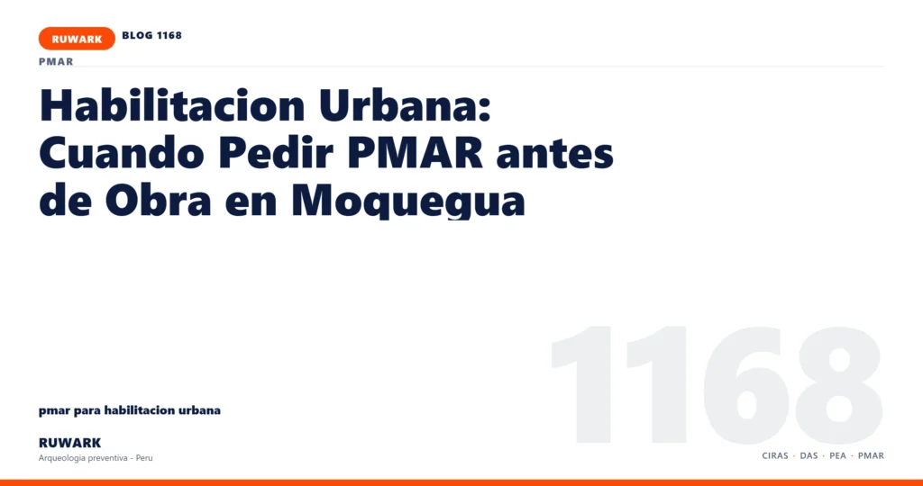 comunicacion - RUWARK arqueologia preventiva Peru