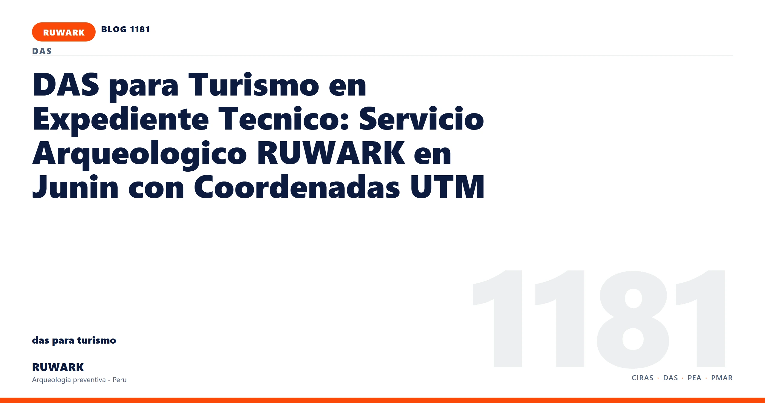 coordenadas - RUWARK arqueologia preventiva Peru