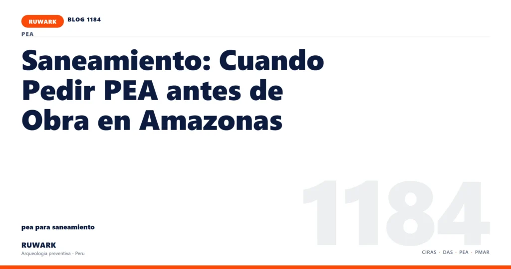 plano - RUWARK arqueologia preventiva Peru