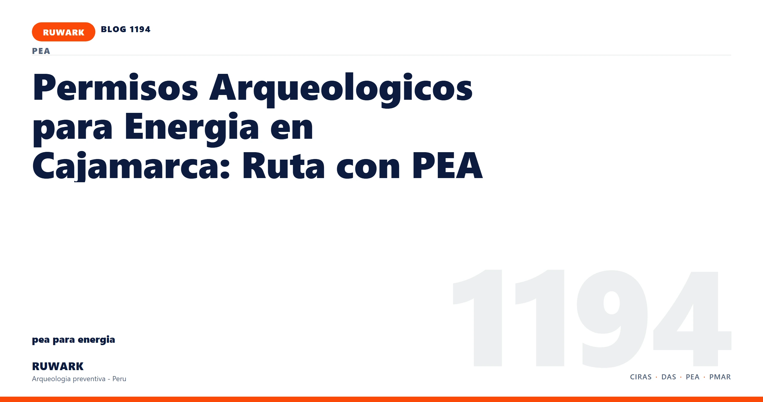 antecedentes - RUWARK arqueologia preventiva Peru