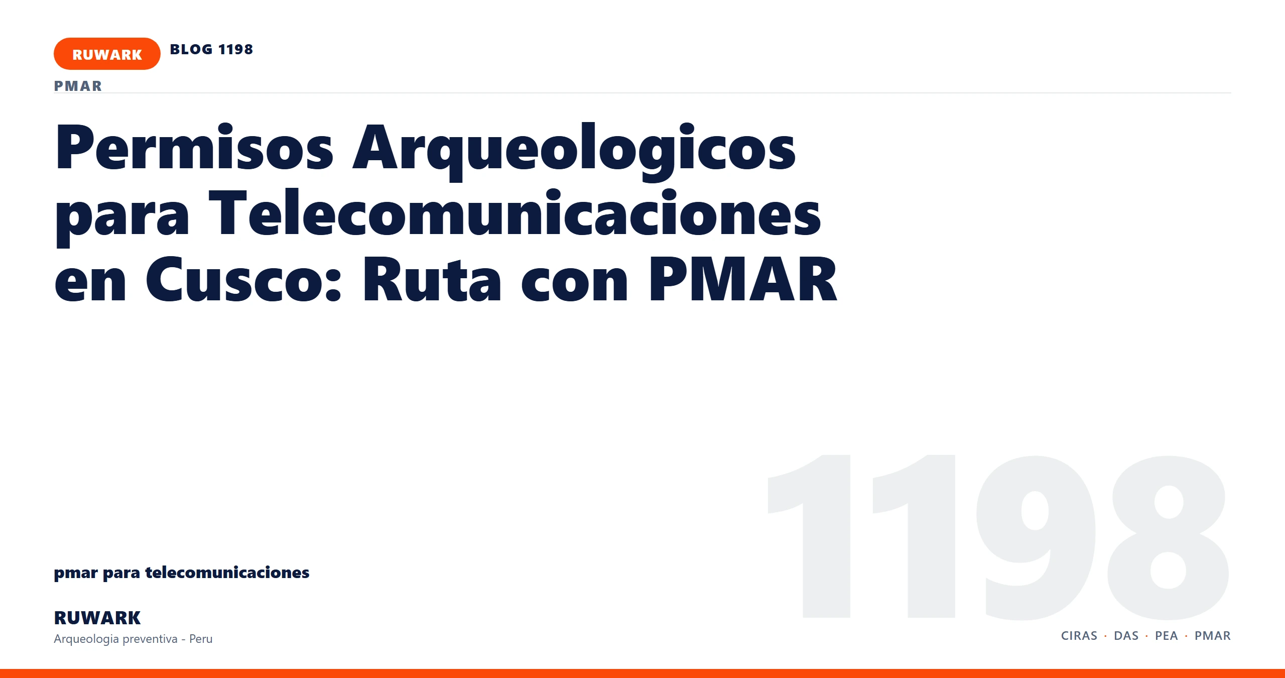 coordenadas - RUWARK arqueologia preventiva Peru