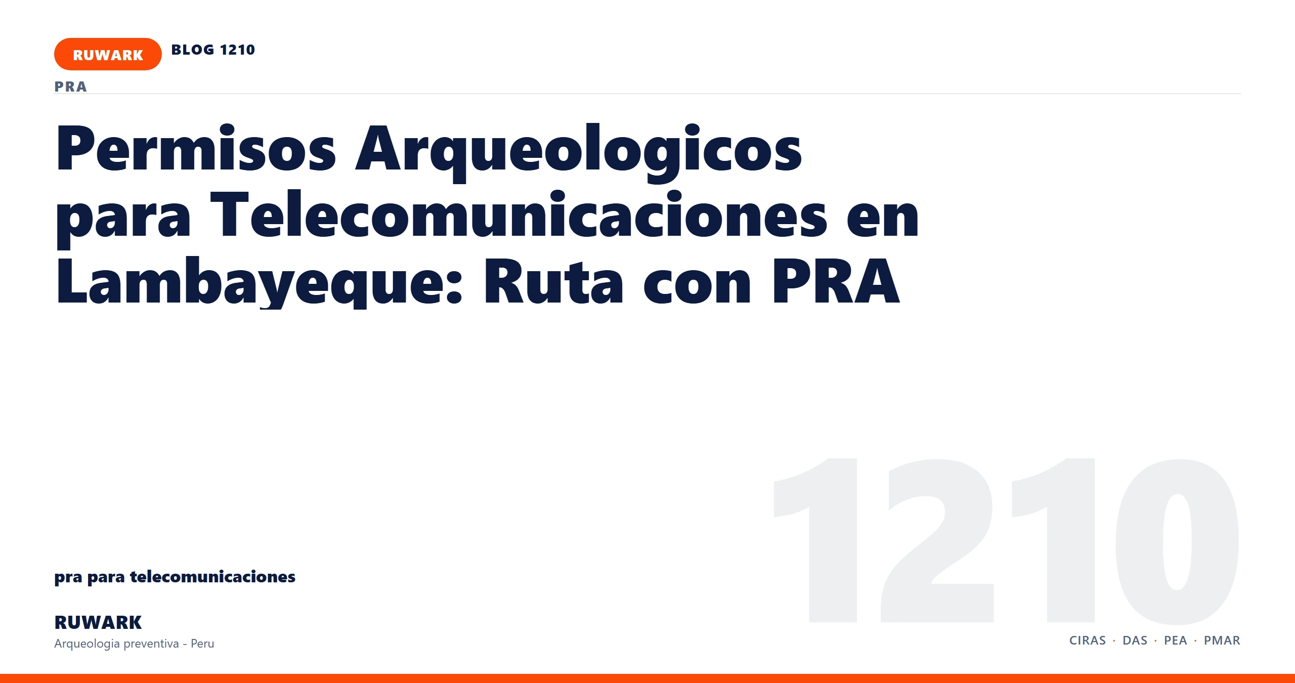 falta - RUWARK arqueologia preventiva Peru