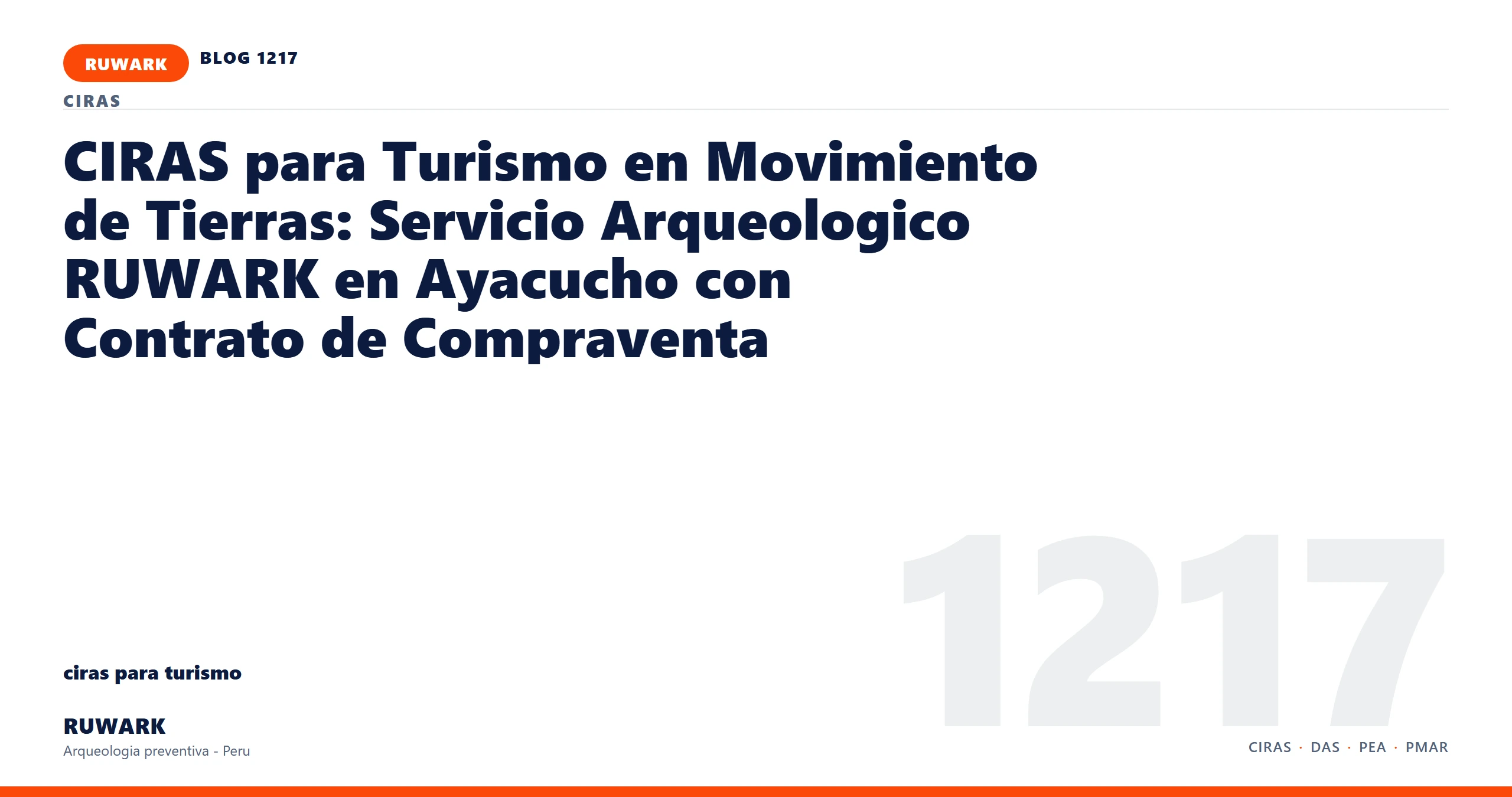 infraestructura - RUWARK arqueologia preventiva Peru