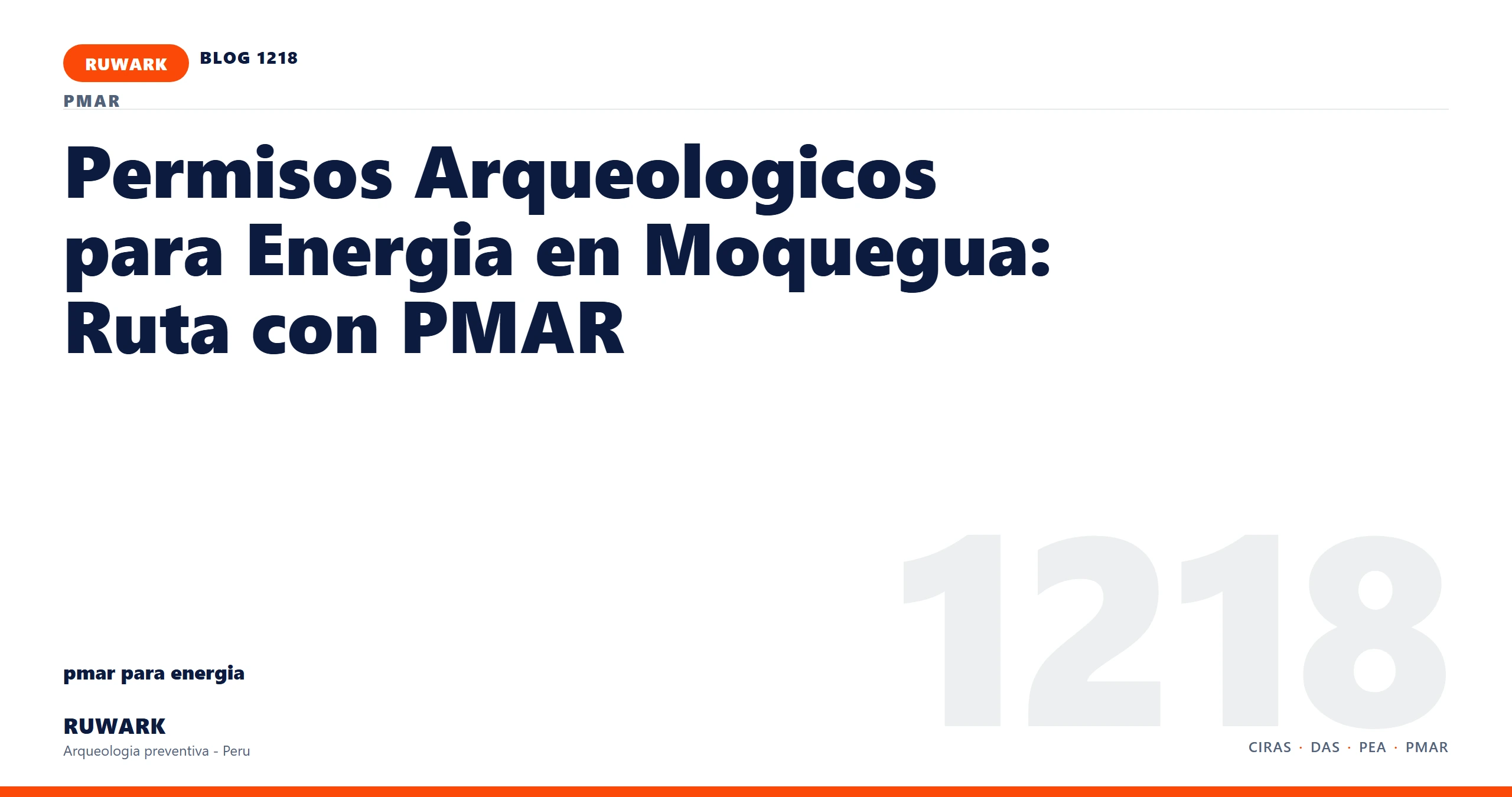 coordenadas - RUWARK arqueologia preventiva Peru