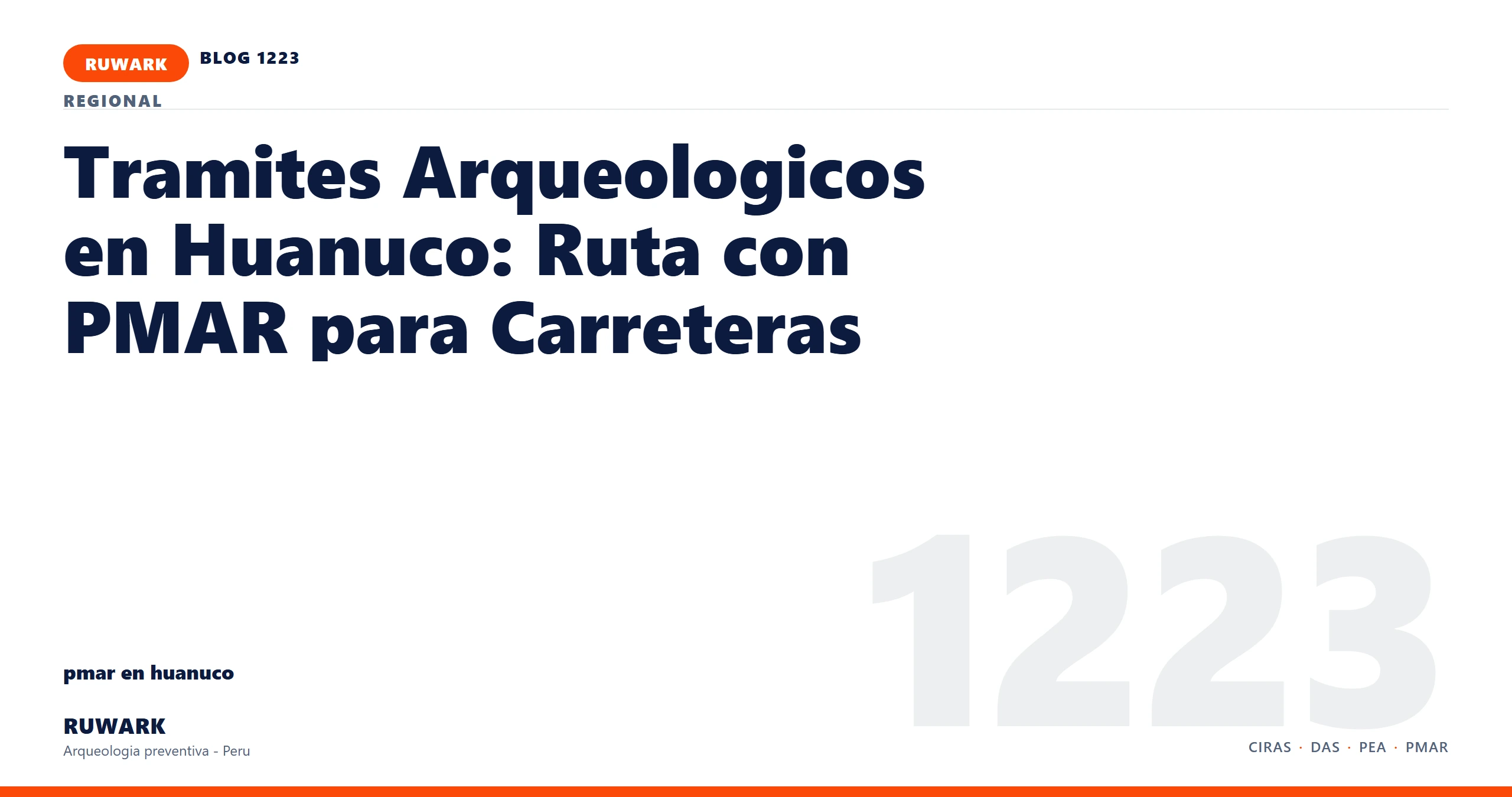 hallazgo - RUWARK arqueologia preventiva Peru
