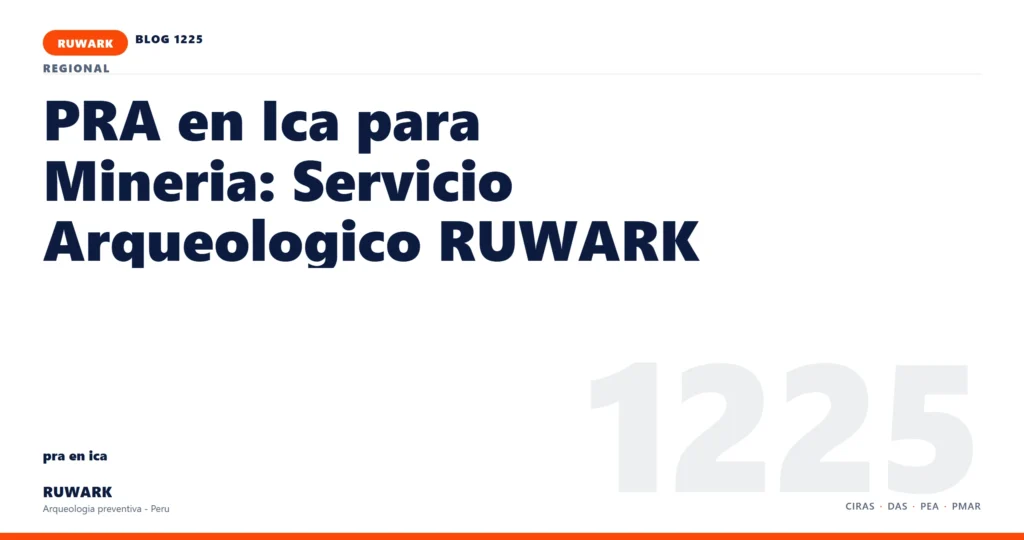 observacion - RUWARK arqueologia preventiva Peru