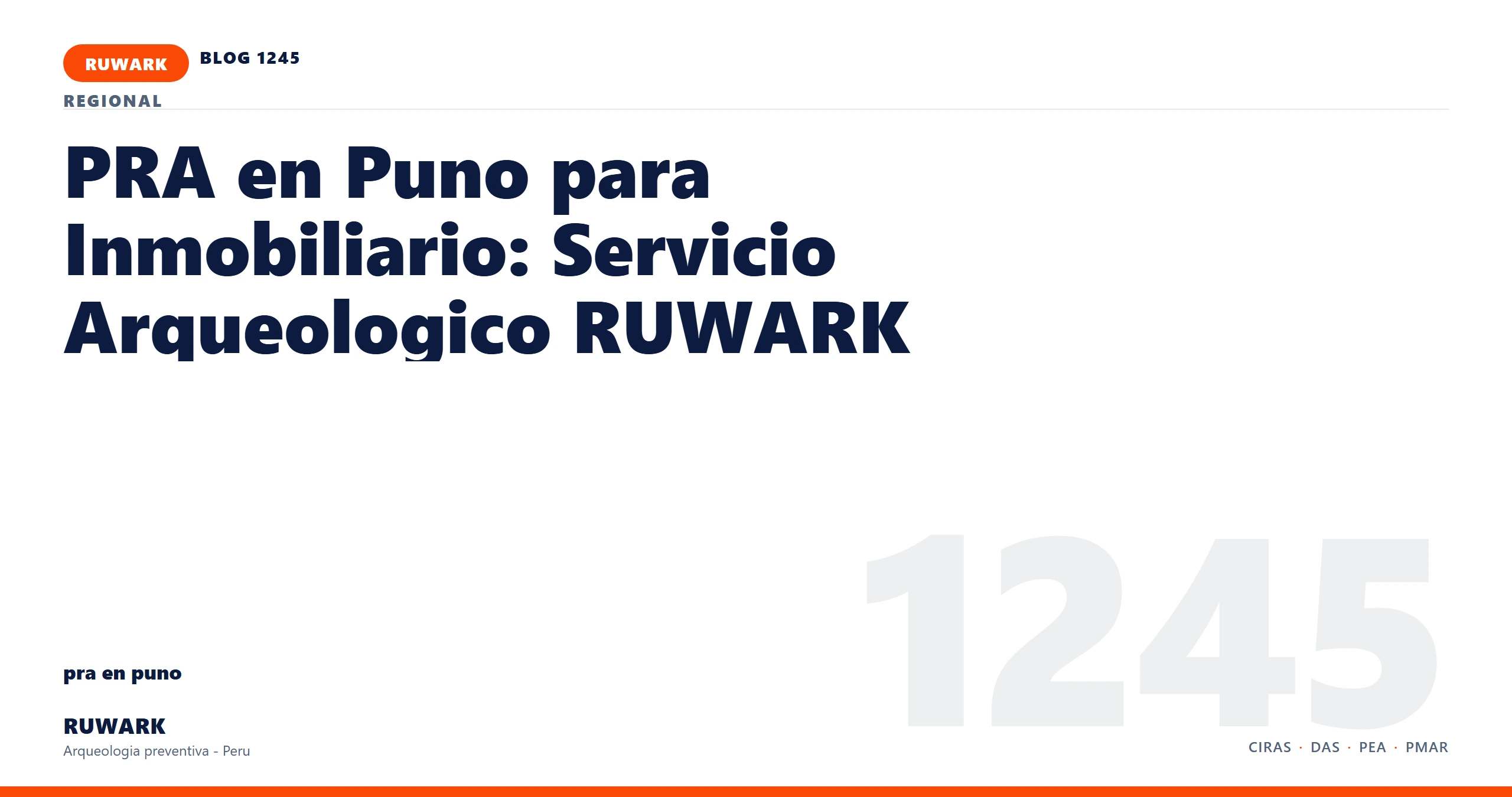 servidumbre - RUWARK arqueologia preventiva Peru