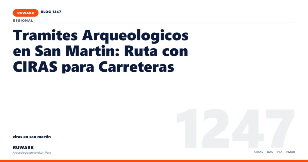 observacion - RUWARK arqueologia preventiva Peru