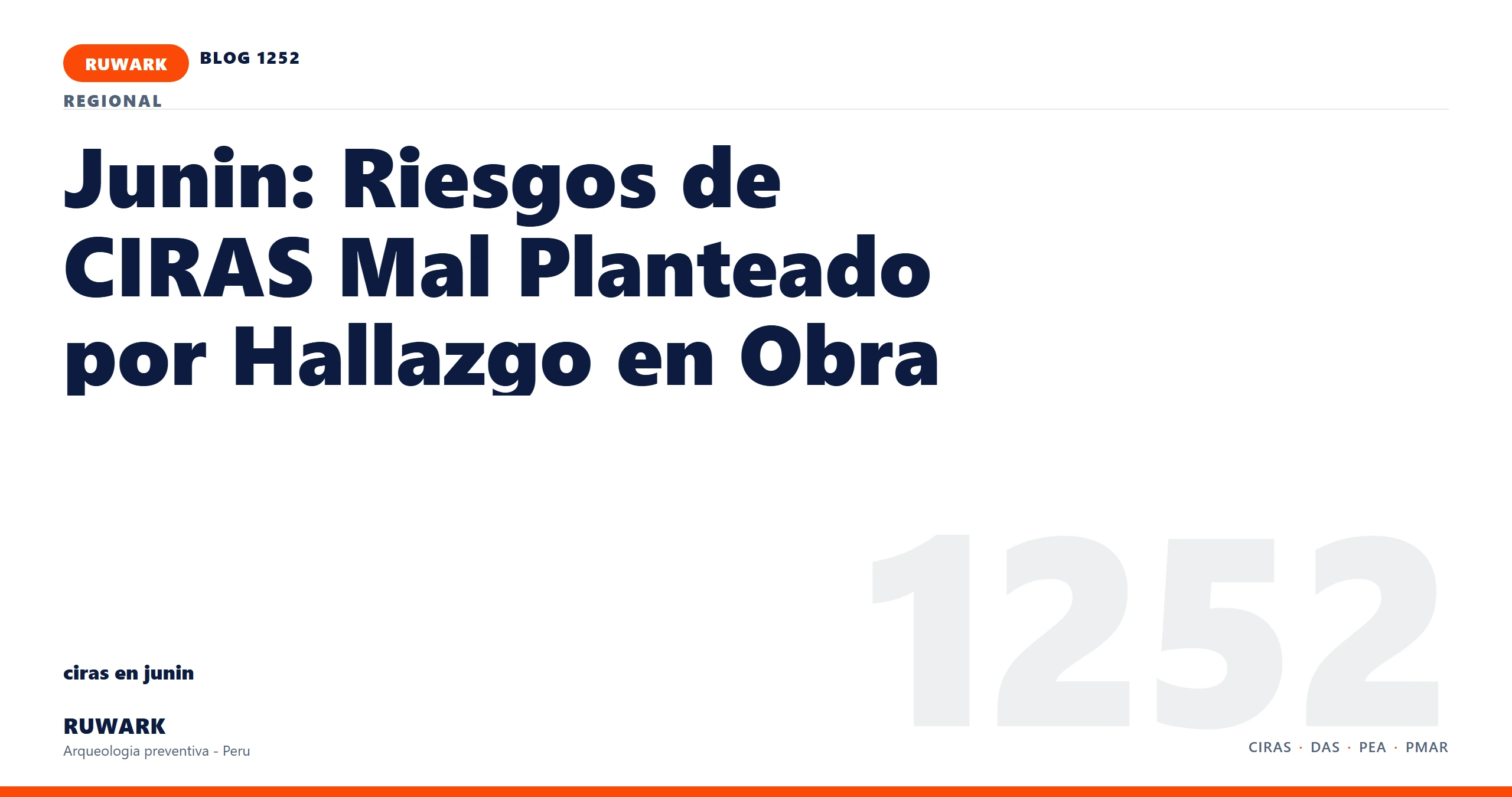 hallazgo - RUWARK arqueologia preventiva Peru