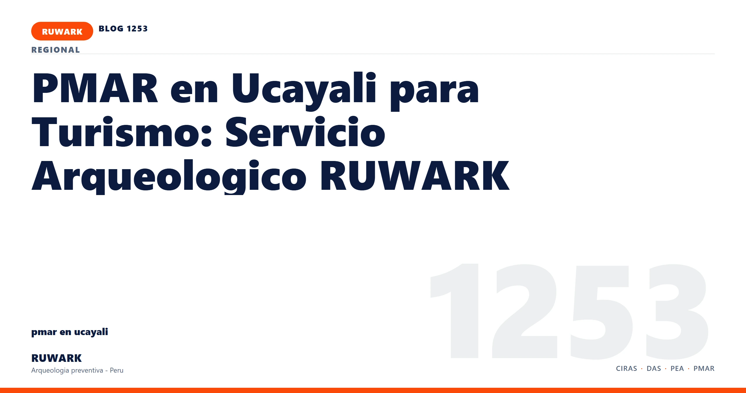 hallazgo - RUWARK arqueologia preventiva Peru