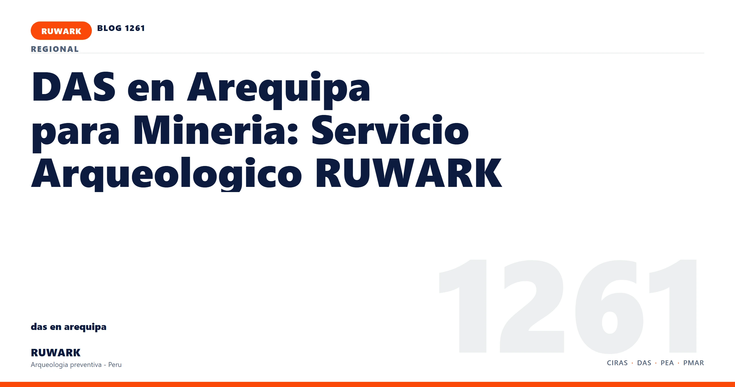 observacion - RUWARK arqueologia preventiva Peru